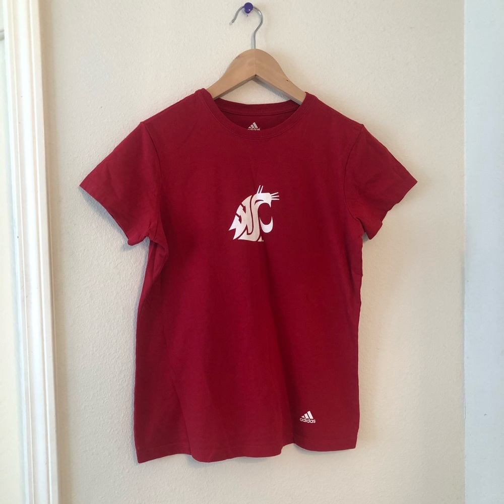 NWOT ADIDAS WSU cougars tshirt size M